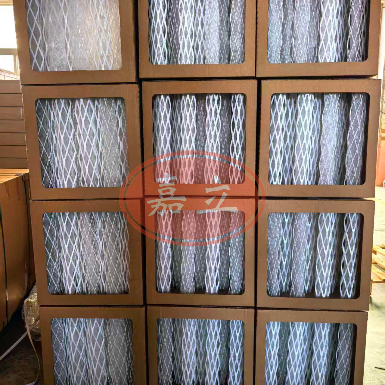 山亭3D柱型漆雾过滤收集器